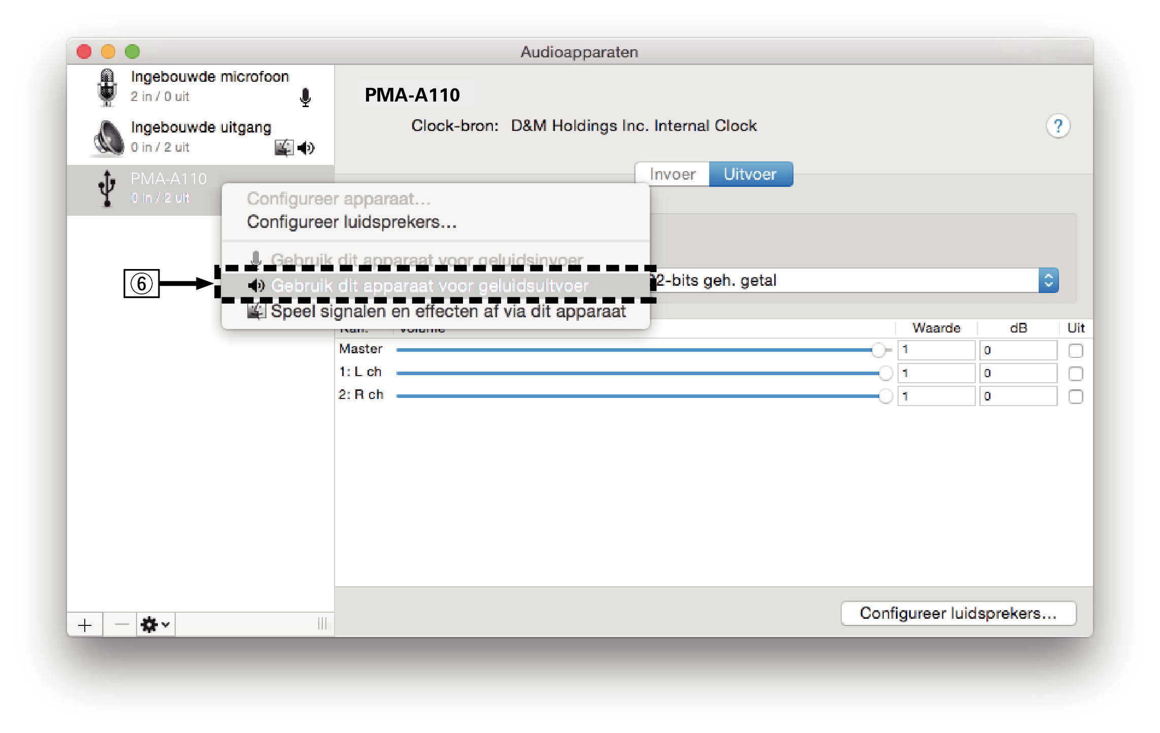 MacOS setting 1 PMAA110